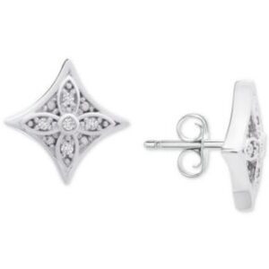 Macy’s Diamond Star Stud Earrings